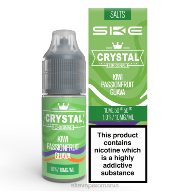 SKE vape website - SKE sare cristalina - 10 ml kiwi fructul pasiunii guava 2LN0R115