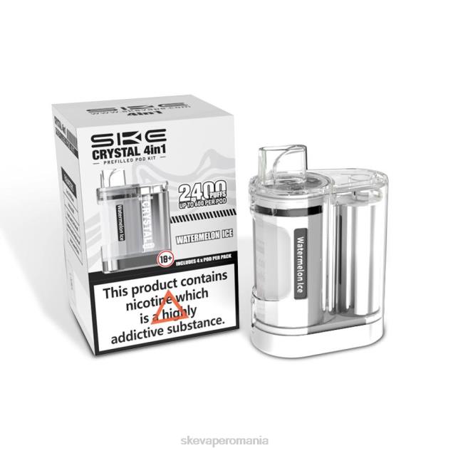 SKE vape review - SKE kit de pod cristal 2400 4 în 1 gheata de pepene verde 2LN0R10