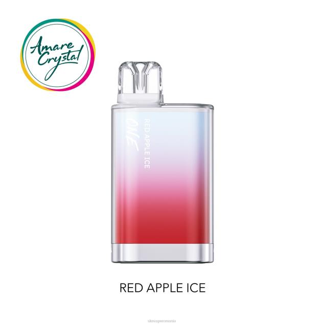 SKE vape refills - SKE amare crystal one vape de unică folosință gheață cu mere roșii 2LN0R29